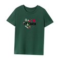 thumbnail image 3 of Camiseta de manga corta para mujer, camiseta informal con cuello redondo para desplazamientos, regalo para mujer M, 3 of 7