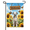 Garden Flag-2, variant on Dragonfly Welcome Garden Flag 12×18in Double Sided Stained Glass Style Summer UV Protected Decor For Outdoor Porch Lawn Patio Yard Home Seasonal Nature Ornament