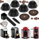thumbnail image 3 of 5Pcs Reusable Vertuo Pods for Nespresso Machine, Coffee Capsule with 2 Silicone Lids 1 Spoon and Bru, 3 of 5