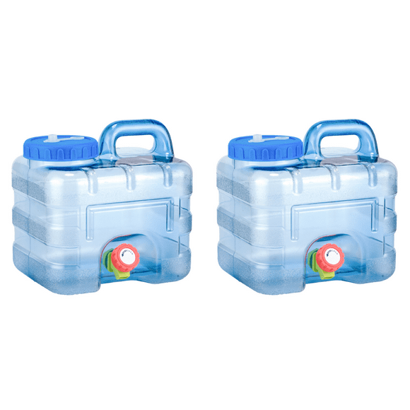 Recipiente portátil para agua Grifo hermético para camping y picnic (7,5 L)