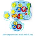 thumbnail image 4 of Mesa de aprendizaje Musical, juguetes para bebés 2 en 1, juguete de educación temprana, mesa central de actividades musicales para niños pequeños, niños y niñas, 4 of 5