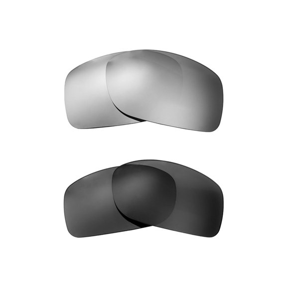 Walleva Polarized Titanium   Black Replacement Lenses For Maui Jim Big Wave