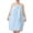 Blue, variant on Kaemgyyd Towel Wrap for Women Cute Bow Plush Bath Robe Lightweight Striped Fuzzy Wrap Around Towels with Pockets