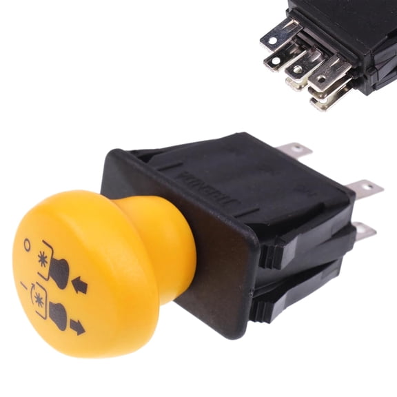 ABPETE Blade Clutch PTO Switch 7 Terminals Compatible with Cub Cadet MTD 725-3233A 725-3233 925-3233A 925-3233 Delta 6201-308 6204-308 Fits RTZ XT2 ZT1 ZTR Zero 1515 1517 1525 1527