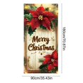 thumbnail image 3 of Ouuluon Festive Christmas Door Cover, 35X71 inch Front Door Cover for Door Wall Holiday Party Decoration, 3 of 7
