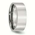 thumbnail image 4 of Stainless Steel 8mm Ring Man Wedding Classic Flat  For Dad Mens  For Him, 4 of 9