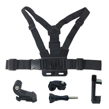 Image of SIEYIO Chest Mount Harness Elastic Camera Vest Strap for Go Pro Hero 9 8 7 6 5 4 3 Sports Cameras Adjustable Body Strap