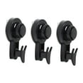 thumbnail image 2 of Ganchos de succión Strade Fareast Limited Soporte para gancho de baño Negro, 2 of 8