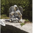 thumbnail image 4 of Roman Angel with Children Outdoor Garden Statue - 15.5" - Gray and Bronze, 4 of 4