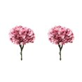 thumbnail image 1 of Wosthever Hortensia artificial Seda Simulación falsa Planta Decoración de Flores decorativas Ramo Boda Morado oscuro morado rosa oscuro 2Conjunto, 1 of 6