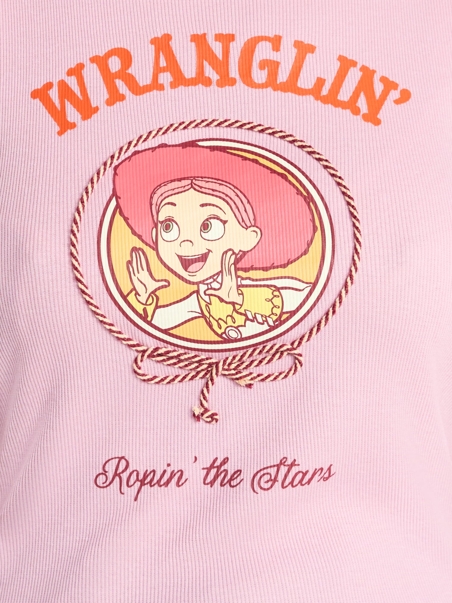 Toy Story Jessie Women's Wranglin Graphic Rib Tank Top, Sizes XXS-XXL