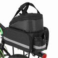 thumbnail image 2 of Seat  Rear Seat Bag Multifunction Expandable Waterproof    Bag Bike Rack Bag With Rain Cover, 2 of 7