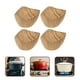 thumbnail image 5 of 4 pomos para tapa de olla, resistentes al calor, con patrón de madera, para utensilios de cocina., 5 of 7
