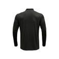 thumbnail image 3 of SAYOO Camiseta de manga larga para hombre, cuello alto, color sólido, jersey con escote de cremallera suave, tops informales ajustados para hombre SAYOO S M L XL XXL, 3 of 7