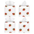 thumbnail image 5 of Rocae Hand Drawn Strawberry for High-grade Leather Tissue Box, Exquisite Fashionable Design, Office Tissue Box, Waterproof Family Tissue Box, 5 of 8