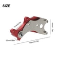 thumbnail image 3 of Kit de Conversion de Freins à Disque pour Cadre de Vélo, Adaptateur de Frein à Disque, Support, Rouge, 3 of 10