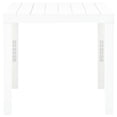 thumbnail image 2 of vidaXL Table de Jardin Blanc 78x78x72 cm Plastique, 2 of 4