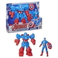 thumbnail image 3 of Hasbro Avengers Mech Strike 8-inch Ultimate Mech Suit Captain America Action Figure, 3 of 14