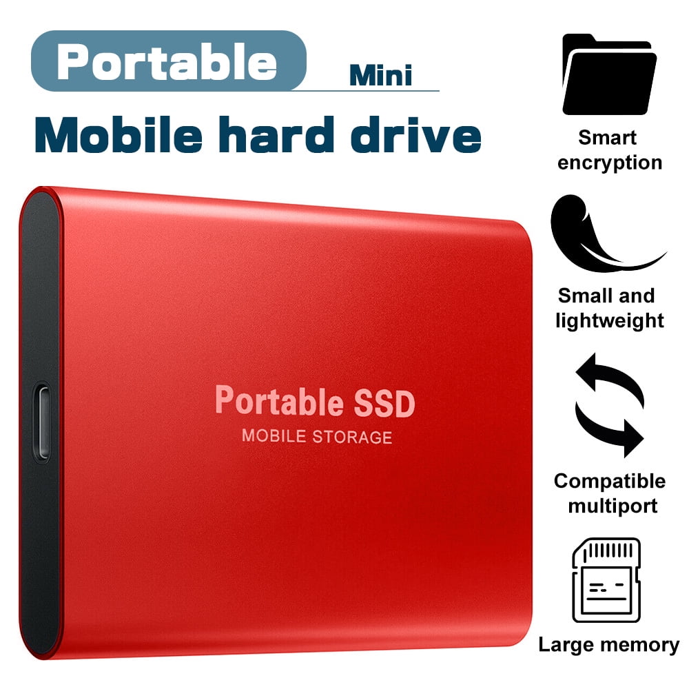 USB 3.1 1TB Type C High Speed External Solid State Hard Drives For Computer Pro 