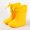 Yellow, variant on Girls Waterproof Rain Boots with Drawstring Cuff Non-Slip EVA Rain Shoes for Toddlers Outdoor Play Puddle Walking Garden Play