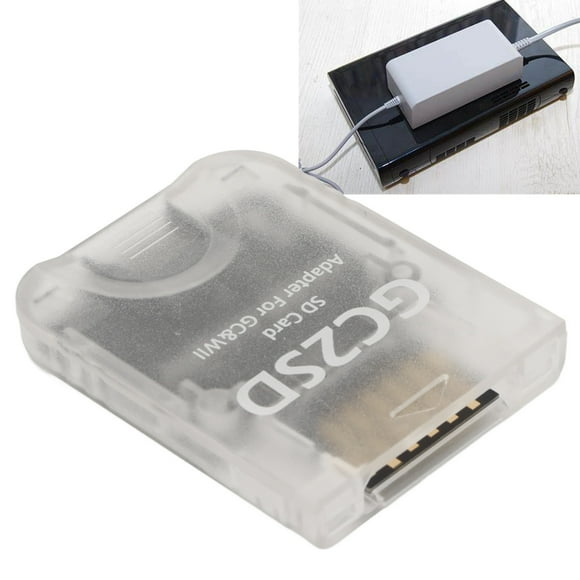 GC2SD Memory Card Adapter, Premium Card Reader for and Console, Plug and Play with Xeno GCloader Lite, Supports 512GB Storage