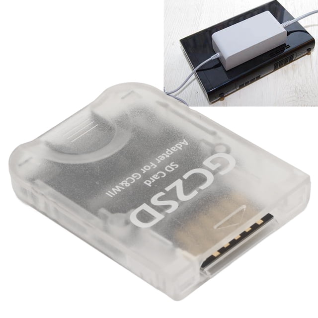 GC2SD Memory Card Adapter, Premium Card Reader for and Console, Plug and Play with Xeno GCloader Lite, Supports 512GB Storage