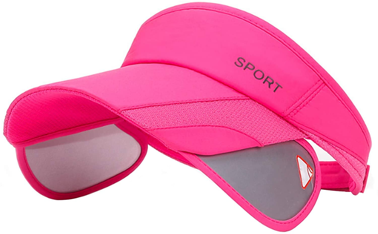 Sun Visor Hat Women Adjustable Golf Cap with Retractable Brim, UV Protection Beach/Tennis