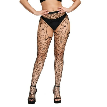 

Youmylove Women High Waisted Fishnet Tights Sexy Mesh Fishnet Stockings
