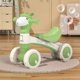 thumbnail image 4 of Canddidlike baby balance bicycle, skate antideslizante, skate infantil, encantadora bicicleta de equilibrio, diseñada para la seguridad y la comodidad, verde, 4 of 9
