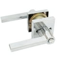 thumbnail image 4 of Vienna Door Lever with Square Rosette, Entry Latch, KW Keyway, Polished Chrome by Stone Harbor Hardware, 4 of 4