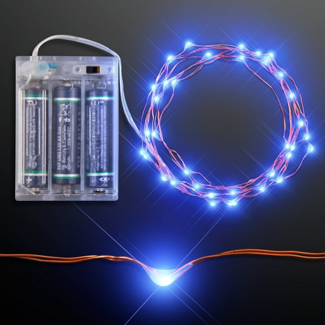 FlashingBlinkyLights 76" LED Battery Operated Craft String Lights