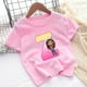 thumbnail image 3 of Gabbys Dollhouses camiseta con letras A B C para niños, combinación de nombre, ropa informal Kawaii de dibujos animados, Tops Harajuku para niñas, 3 of 5