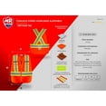 thumbnail image 2 of Chaleco Seguridad Reflejante Super Visibilidad Ajustable MR Seguridad MR SR1034, 2 of 2