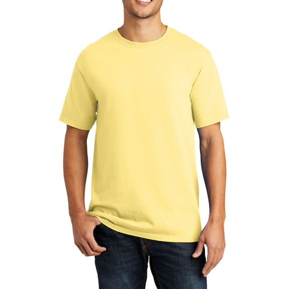 JustBlanks Beach Wash Garment Dyed Ring Spun Cotton Short Sleeve Crewneck T Shirt