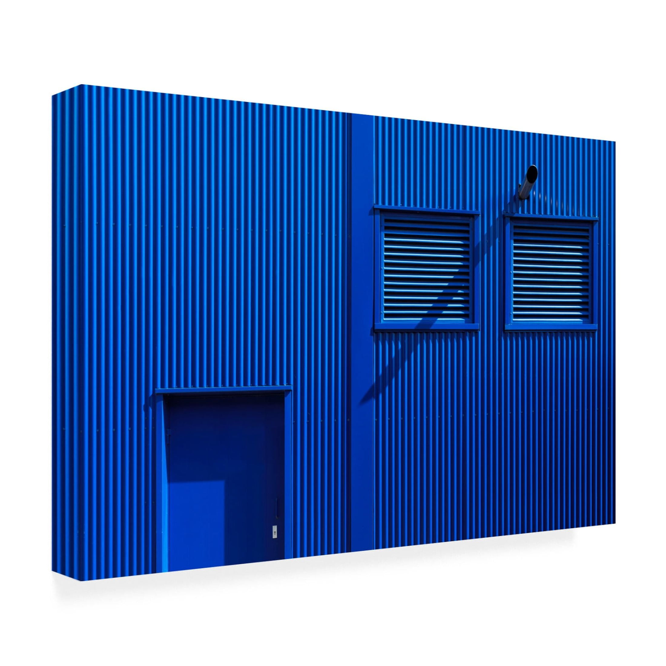 Canvas Wall Art - Greetje van Son 'Bleu' Wall Art for Living Room, Bedroom, or Office Décor by Trademark Fine Art - 32 x 22 Inches