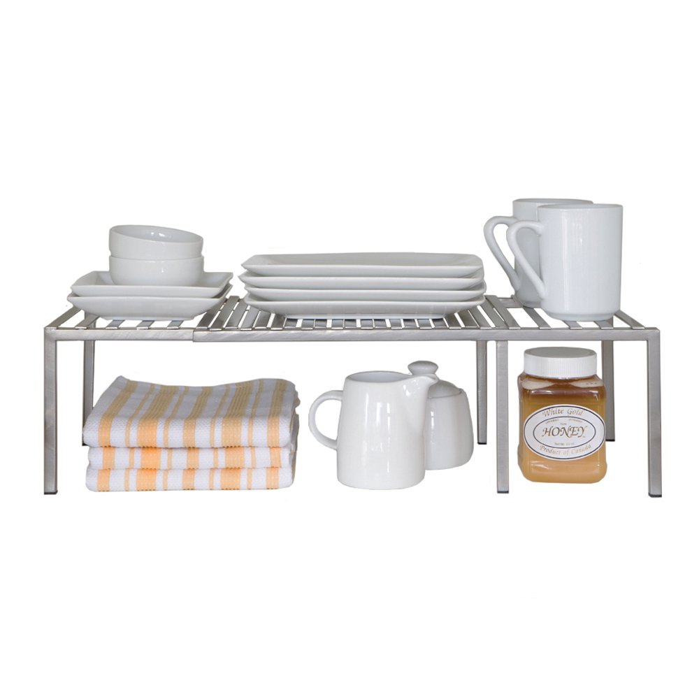 Seville Classics Expandable Kitchen Counter Shelf Organizer Walmart
