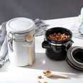 thumbnail image 2 of CHUANK Coffee Canisters With Airtight Lids  Ceramic Containers With Lids  Cookie Jars With Lids Airtight Decorative-blue-650ml/23oz, 2 of 9