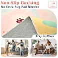 thumbnail image 6 of Modern Abstract Indoor Area Rug, Pastel Floral Geometric Rug for Living Room Bedroom Patio,4'x6',Pink, 6 of 7