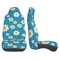 thumbnail image 4 of Fotbe Daisies Flowers Pattern Automotive Seat Covers for Cars Trucks and SUVs – Car Seat Covers for Front Seats,Protective Seat Covers,Vehicle Seat Covers, Set of 2, 4 of 9