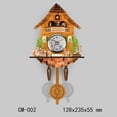 thumbnail image 3 of Wooden Cuckoo Clock Decorative Wall Clock with Movement Novelty Gift , B B, 3 of 8