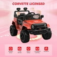 thumbnail image 3 of GAOMON 12V Electric Ride-on Car, Dual 35W Motors, Single Seat Outdoor Toy Vehicle, 4.5AH Battery, Durable Birthday Gift, Red, 3 of 8