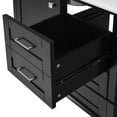 thumbnail image 3 of 36" Vanity for Bathroom | Soft Close Door, Premium Details | MDF & Pine, Silver Handles | Offers Stress-Free Setup, 3 of 7