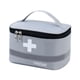 thumbnail image 2 of Bolsa de primeros auxilios, bolsa médica vacía, organizador portátil y compacto para maletín de transporte, bolsa médica M Gray, 2 of 9