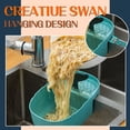 thumbnail image 4 of Kitchen Sink Drain Basket Swan Drain Rack Swan Shape Sink Basket Kitchen Triangular Sink Drain Filter Basket Shelf Storage Rack Sponge Holder, 4 of 8