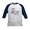 Navy/White, variant on - Halloween Dinosaur Mummy Kids Baseball T Shirt - Kids Cotton Baseball Jersey, 3/4 Sleeve Shirt