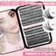 thumbnail image 3 of Kit de extensiones de pestañas QUKLOGEN DIY Wispy Lash, 570 unidades, rizo en D, 3 of 9