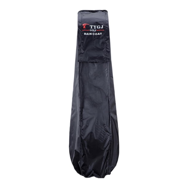 Bolsa de golf reutilizable con funda impermeable y antipolvo y cremallera para hombres y mujeres, ligera. Negro