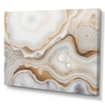 thumbnail image 2 of Designart "Golden Beige Geode Scene" Stone Geode Wall Decor, 2 of 7