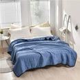 thumbnail image 1 of LINMOUA Solid Color Washed Cotton Quilt Summer Cool Quilt Double Summer Quilt Season Thin Quilt Single And Double Quilt Core Machine Washable, 1 of 3