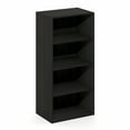 thumbnail image 5 of Furinno Basic 4-Tier Open Shelf Bookcase, Bookshelf, Storage Organizer, 11 x 17 x 35, Espresso, 5 of 6